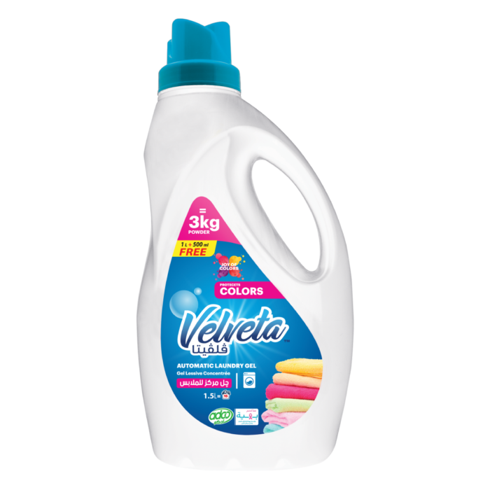 Velveta Automatic Landry Gel Colors 1.5 Ltr