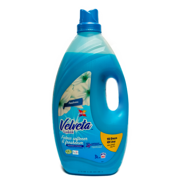 Velveta Fabric Freshner 3 Ltr Blue Color